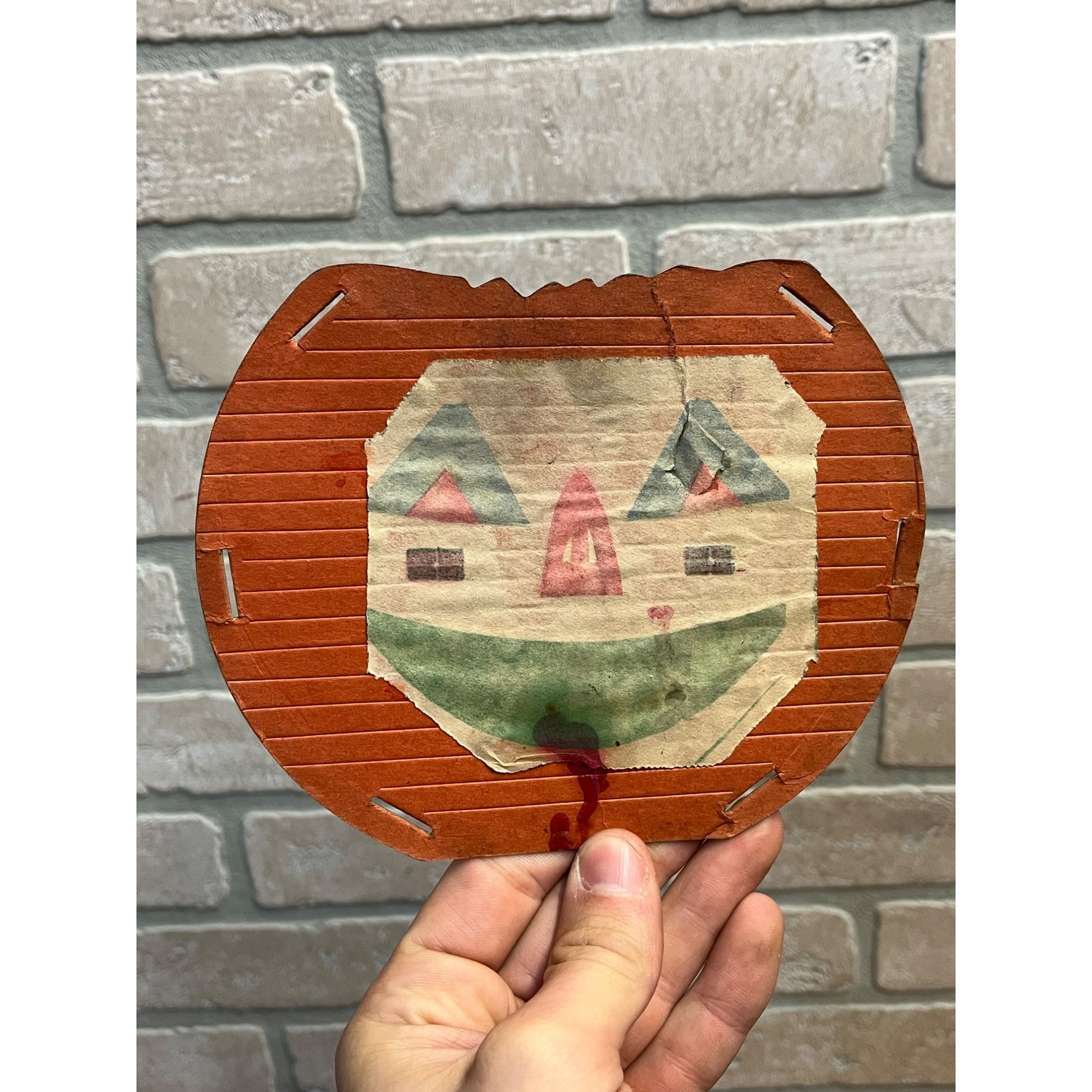 Vintage Jack O Lantern JOL Cardboard Faces for Dolly Toy Co Lantern Diecut