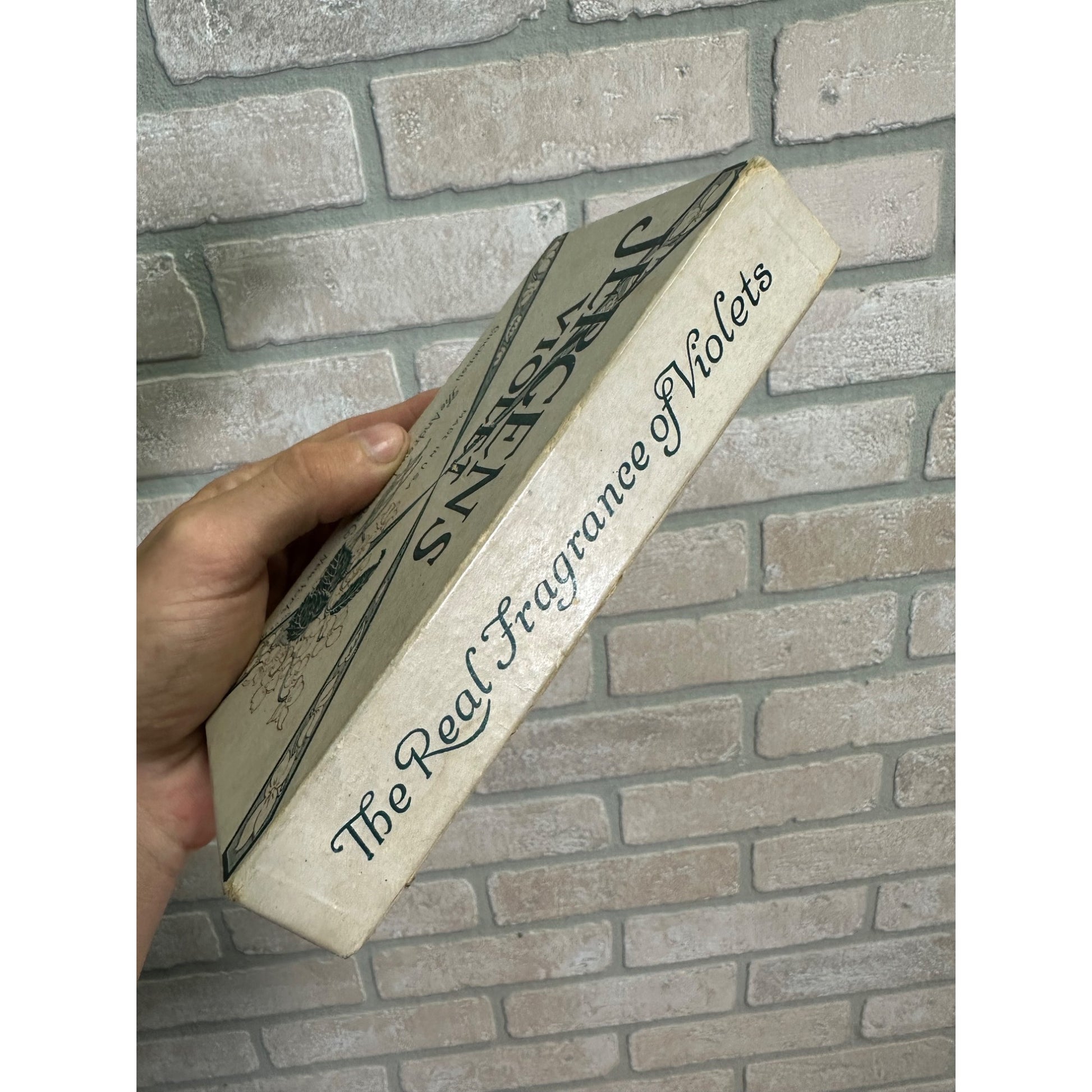 Vintage Andrew Jergens Co. New York Violet Soap Box Empty Decor