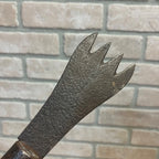 Antique Primitive Ice Block Pick Chipper w/ Teeth & Wood Handle Farmhouse Country Kitchen Decor