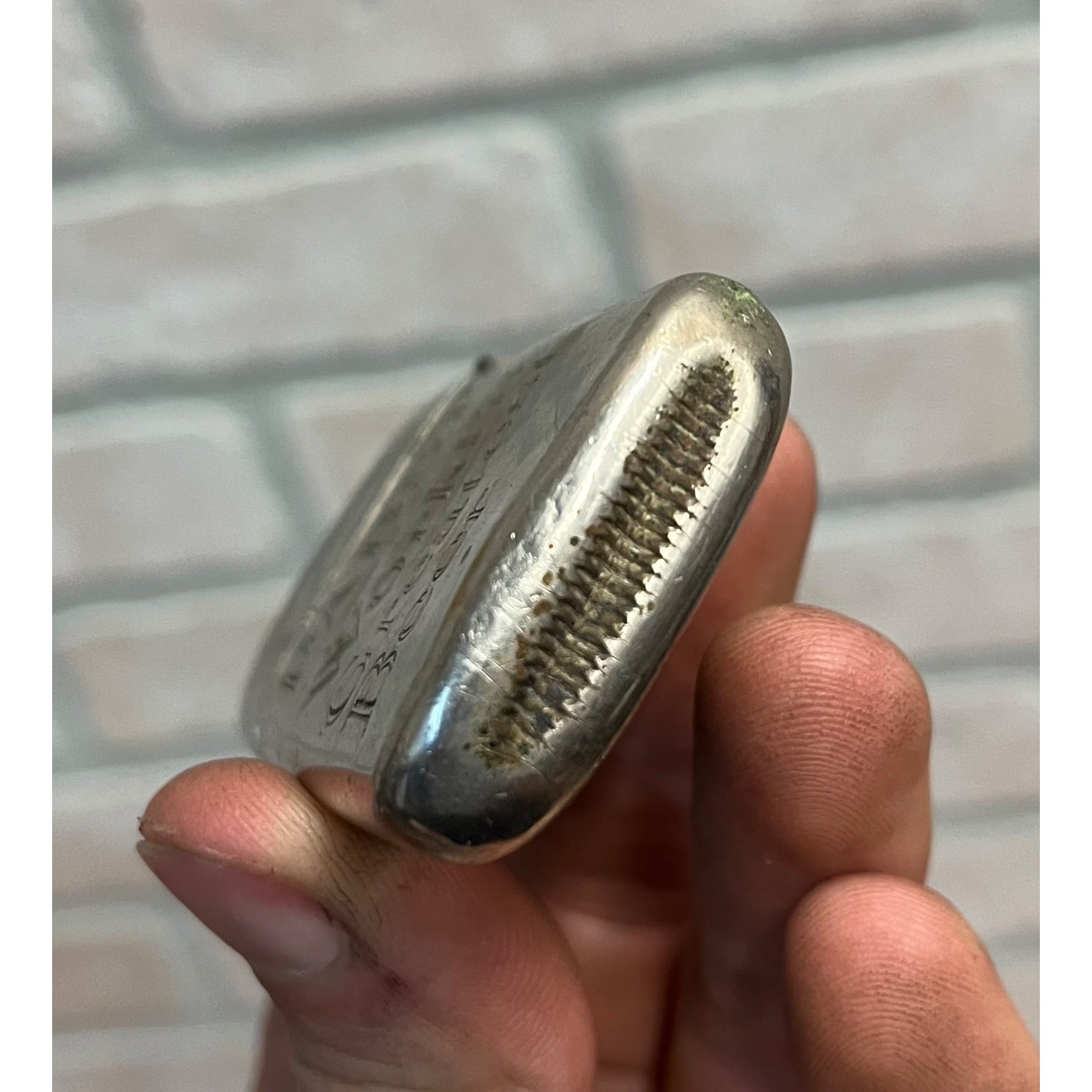 Vintage Pabst Blue Ribbon Beer Nickel Brass Match Case Holder Milwaukee Wis