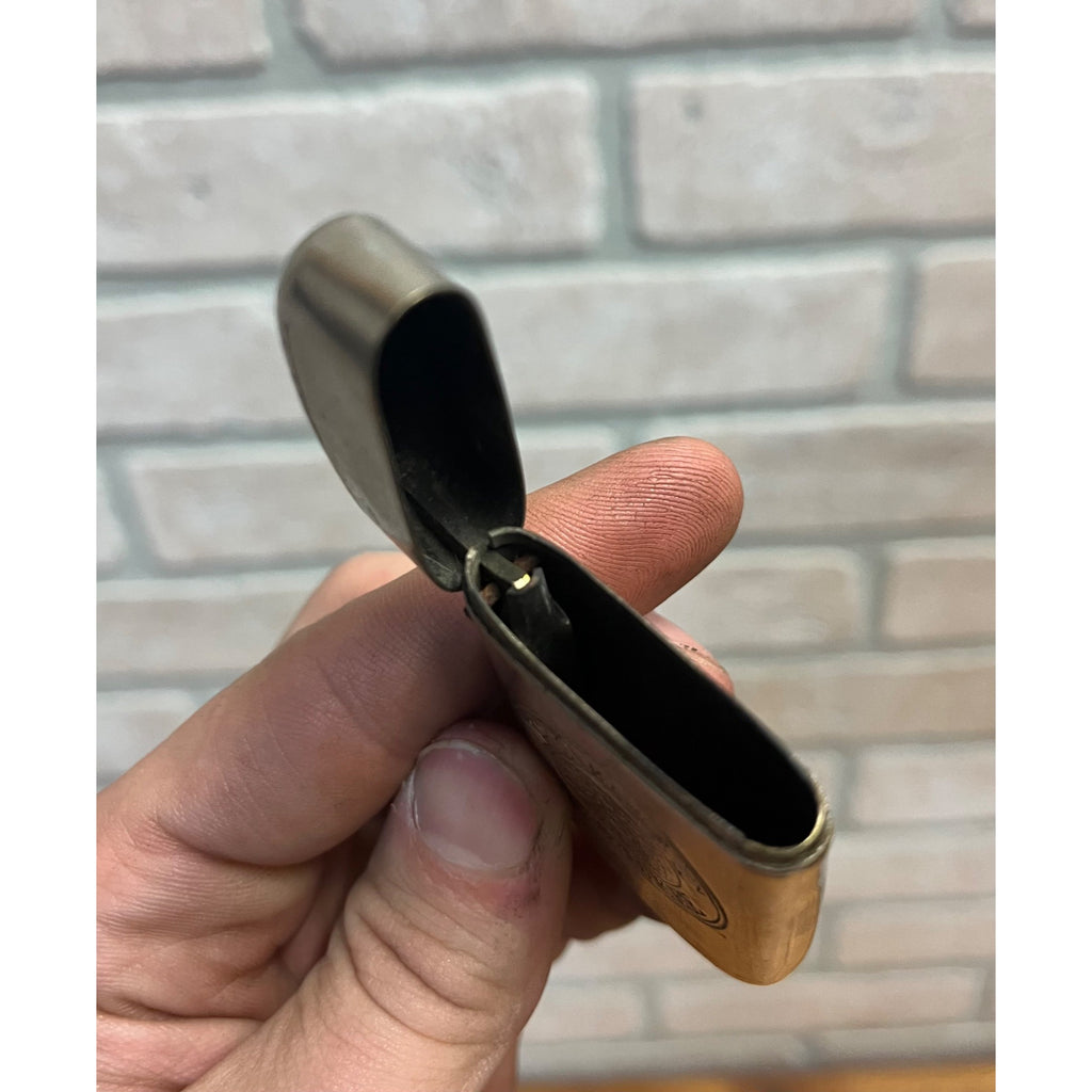 Vintage Pabst Blue Ribbon Beer Nickel Brass Match Case Holder Milwaukee Wis