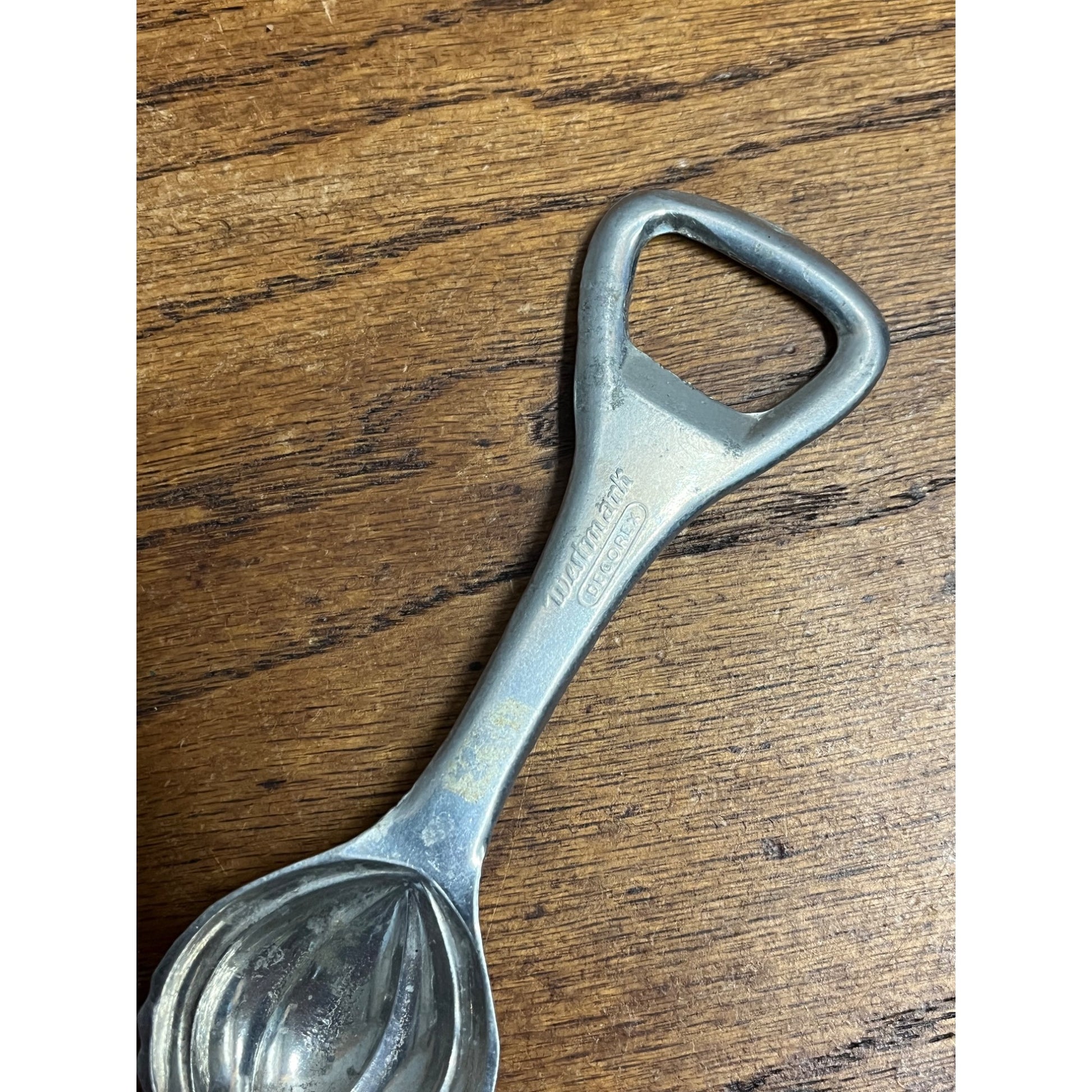Vintage WESTMARK DECOREX Aluminum Butter Scoop Curler & Bottle Opener GERMANY