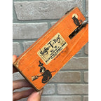 Vintage 1918 Halloween Noisemaker Witch Owl Safe-T-Toy Wooden Willet's Toy Mich