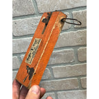 Vintage 1918 Halloween Noisemaker Witch Owl Safe-T-Toy Wooden Willet's Toy Mich