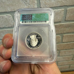 Certified ICG PR70 DCAM Silver Proof Quarter State  - Wisconsin 2004 S