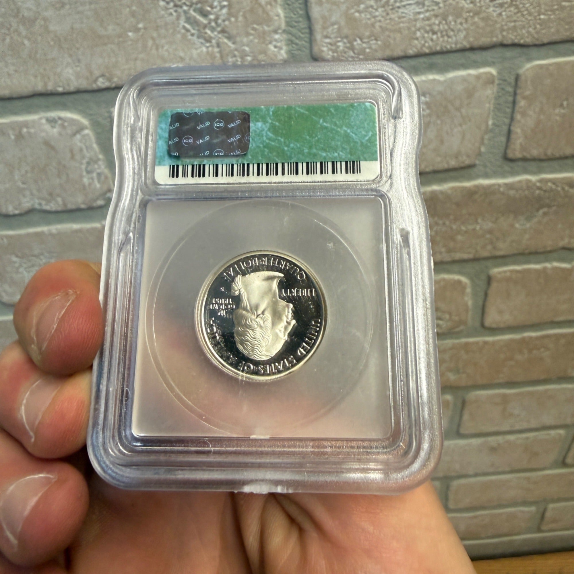 Certified ICG PR70 DCAM Silver Proof Quarter State  - Wisconsin 2004 S