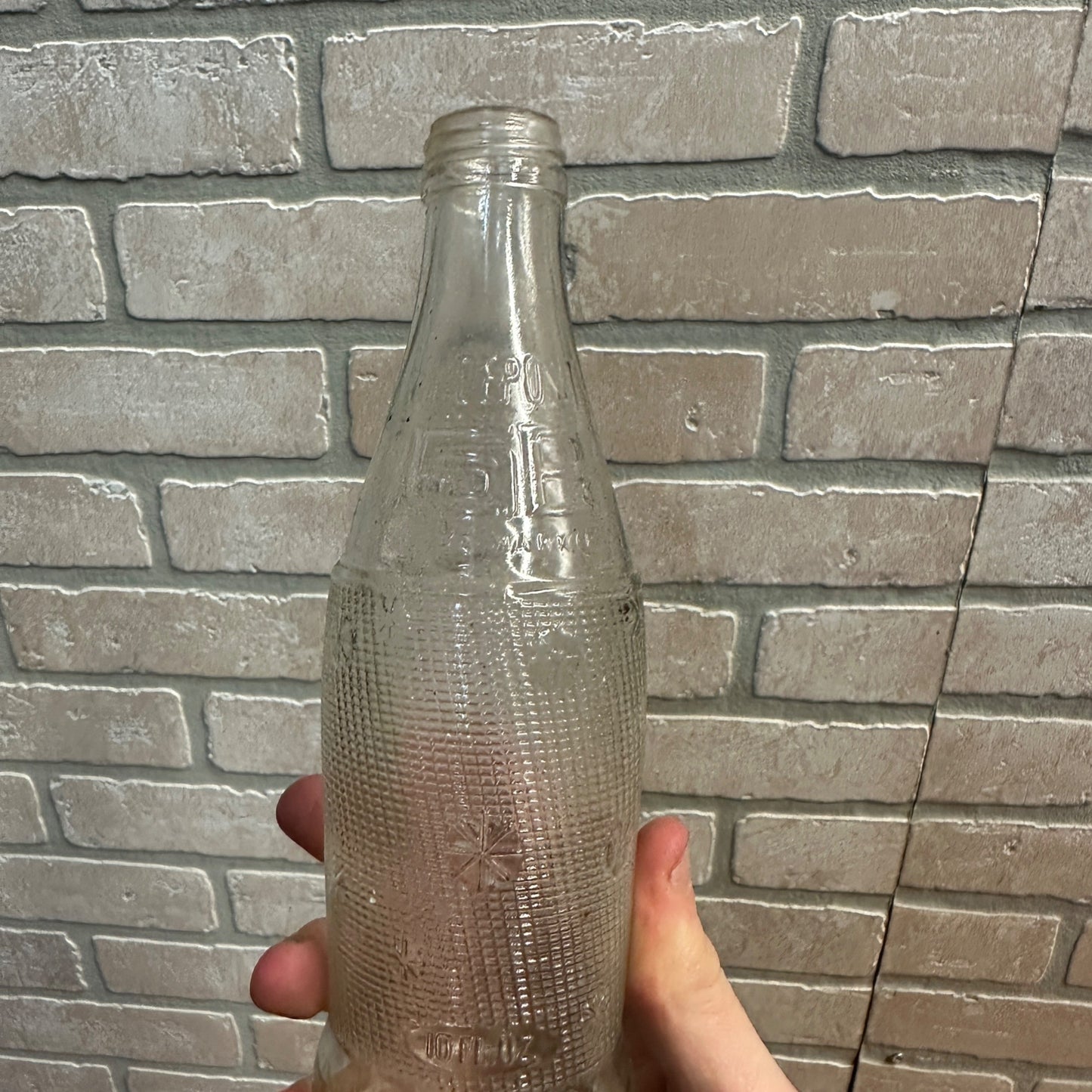 Vintage TAB Cola Starburst 10oz NO Deposit Glass Soda Bottle