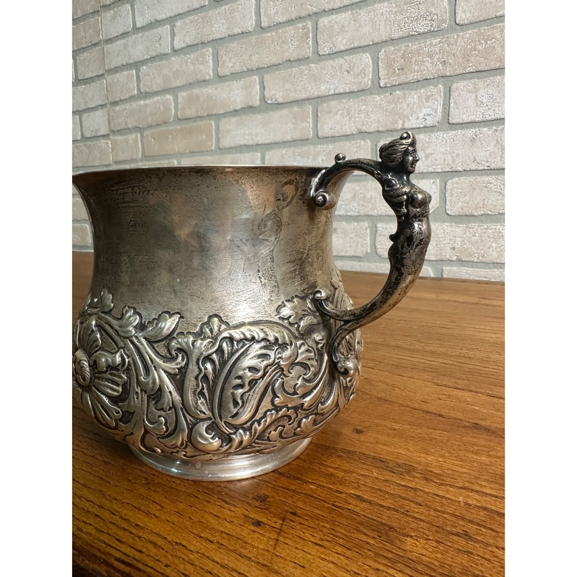 1891 Pony Race Sterling Silver Trophy Cup - 20 Troy Oz - 637 Grams