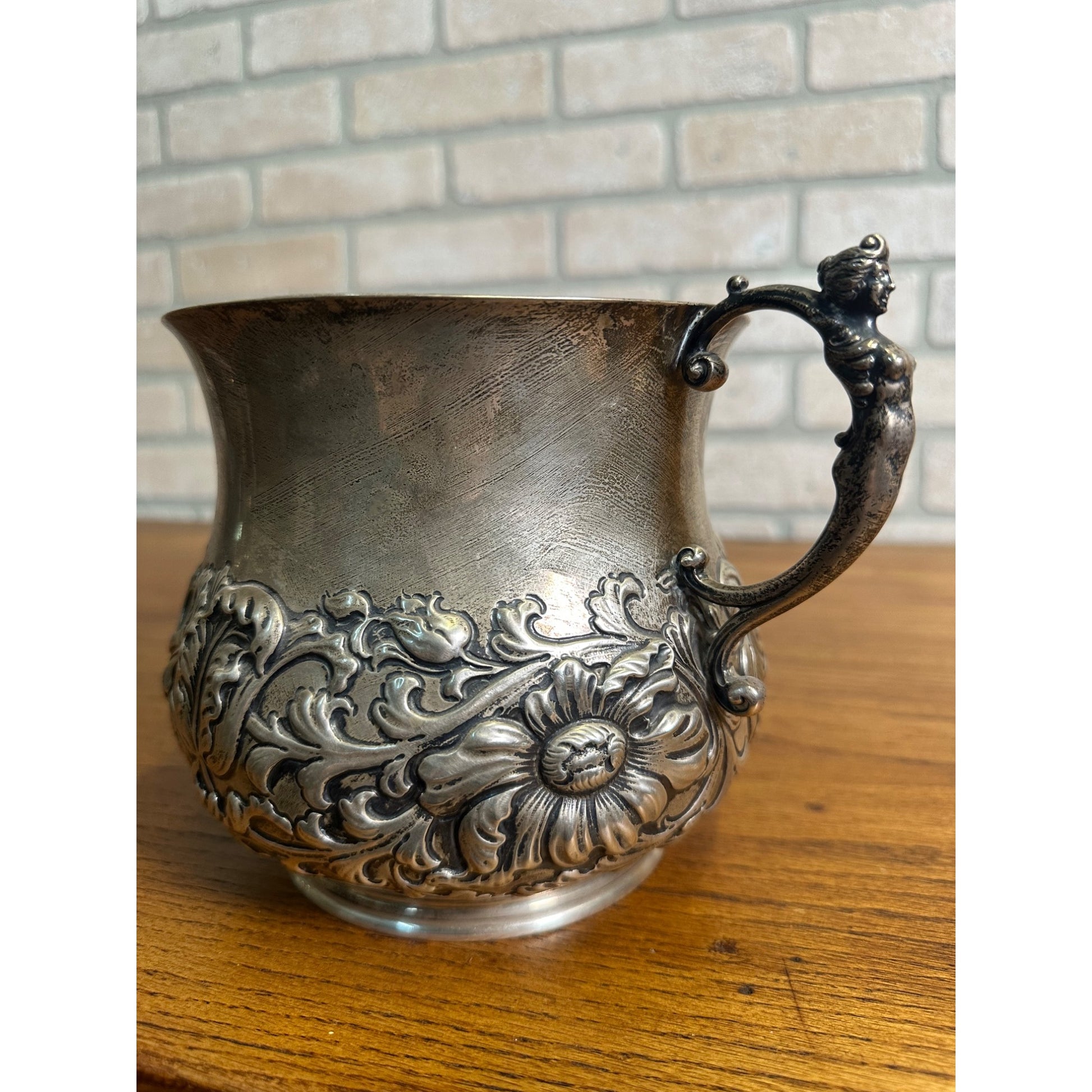 1891 Pony Race Sterling Silver Trophy Cup - 20 Troy Oz - 637 Grams
