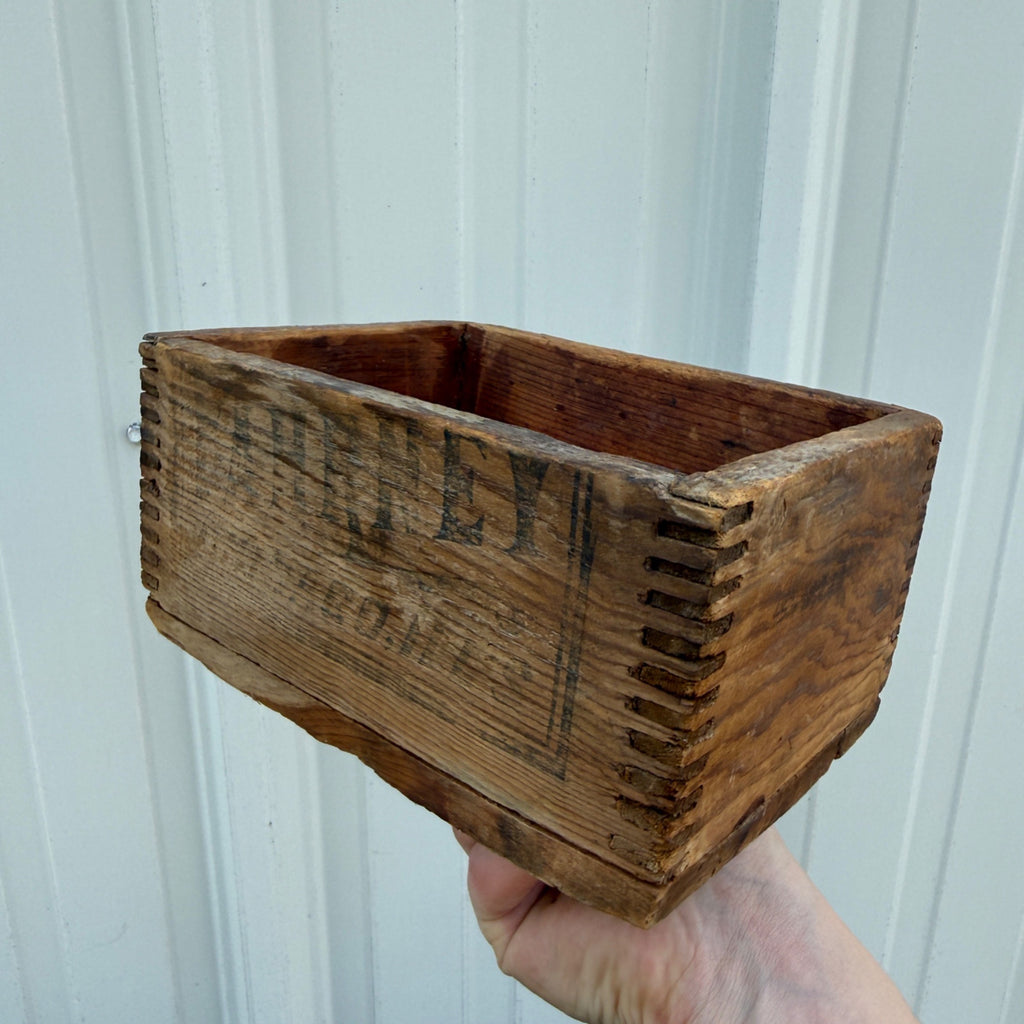 Antique Dr. Peter Fahrney & Sons Co. Chicago Quack Medicine Wooden Shipping Box