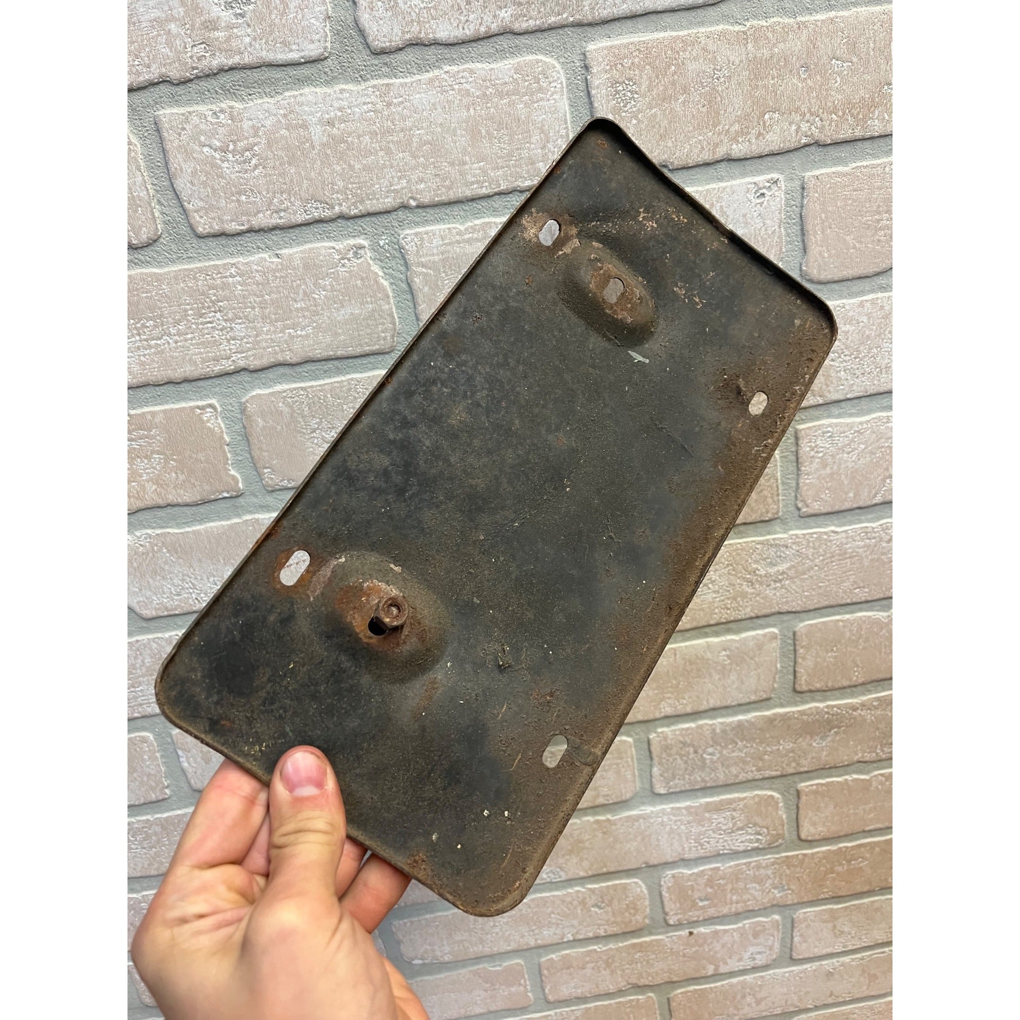 Antique Early Automobile License Plate Bracket Holder Pre-War Hot Rat Road Car