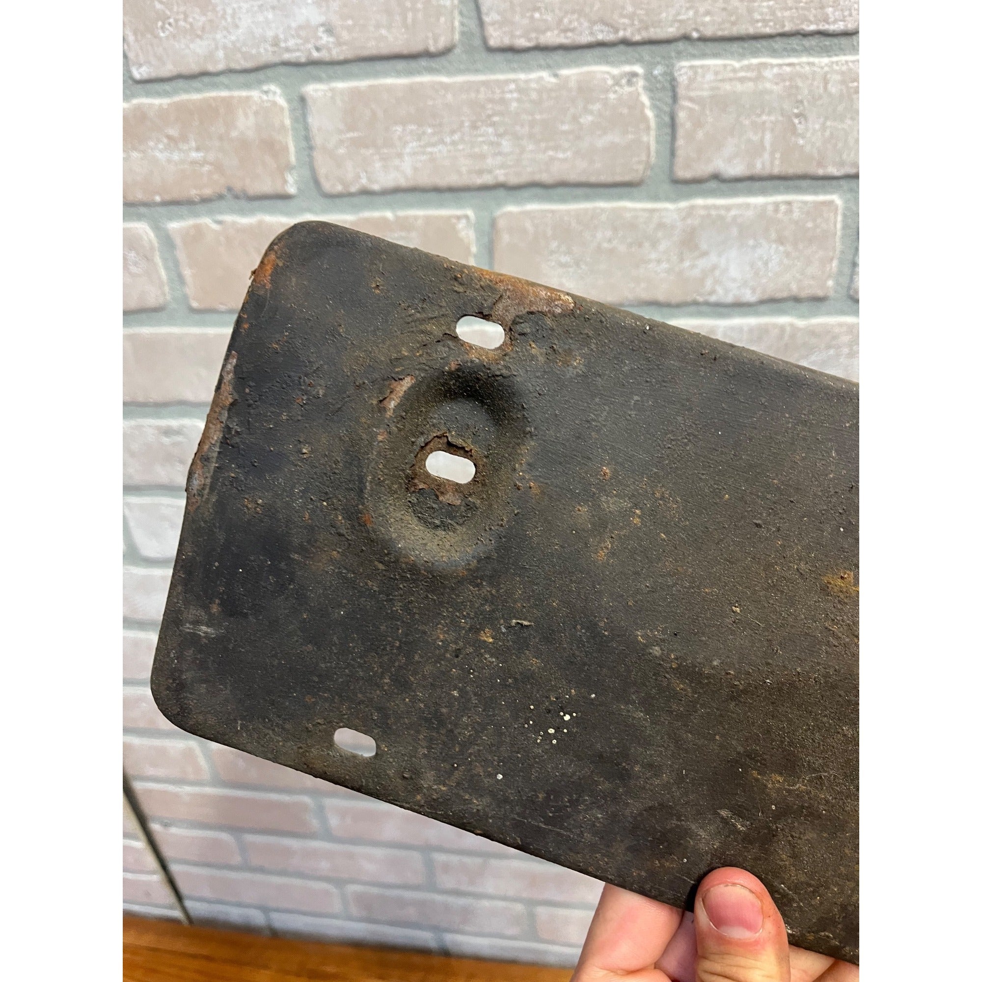 Antique Early Automobile License Plate Bracket Holder Pre-War Hot Rat Road Car