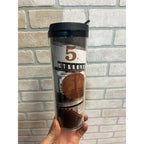 2014 Starbucks Coffee Free Refill 16oz Tumbler Travel Mug Pike Place 1st Store