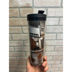 2014 Starbucks Coffee Free Refill 16oz Tumbler Travel Mug Pike Place 1st Store
