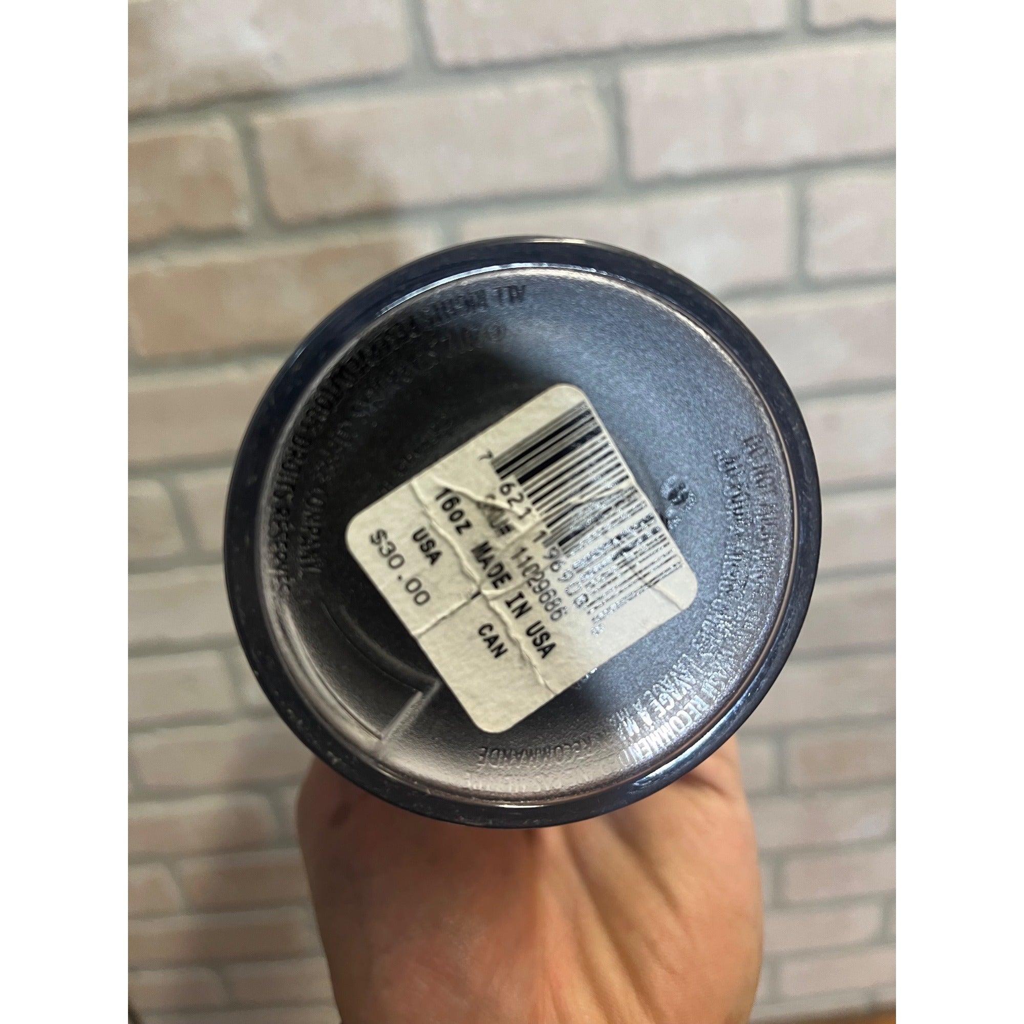 2014 Starbucks Coffee Free Refill 16oz Tumbler Travel Mug Pike Place 1st Store