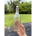 Vintage Blob 1890s Clear Citrate Of Magnesia Bottle Embossed WENS 8"