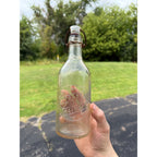 Vintage Blob 1890s Clear Citrate Of Magnesia Bottle Embossed WENS 8"