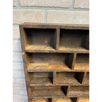 Vintage Wooden Printers Drawer Letterpress Shadow Box Display Large 28" x 16"
