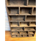 Vintage Wooden Printers Drawer Letterpress Shadow Box Display Large 28" x 16"
