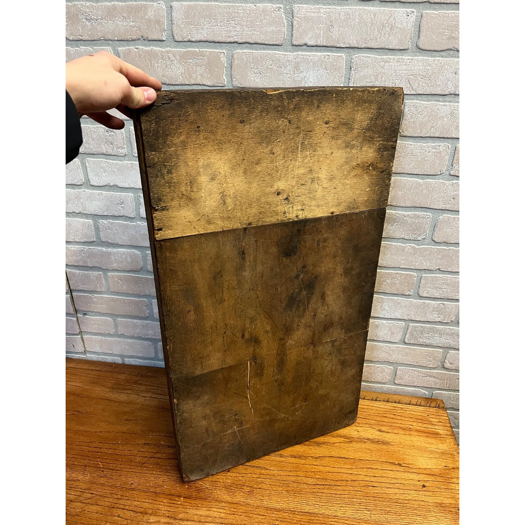 Vintage Wooden Printers Drawer Letterpress Shadow Box Display Large 28" x 16"