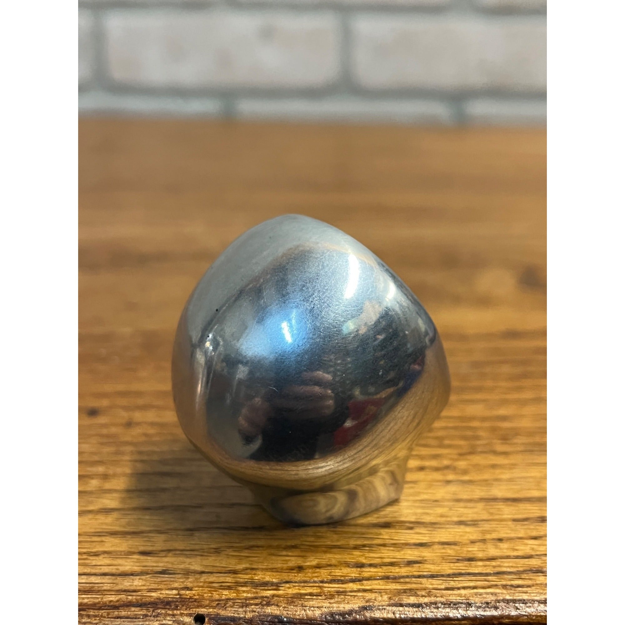Vintage 1940s Indian Motorcycle Chief Polished Aluminum Gearshift Knob