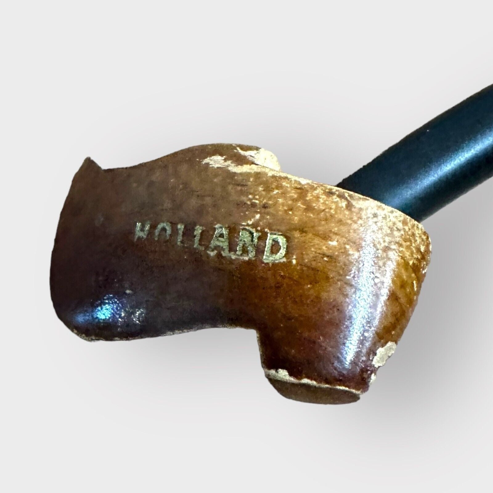 Vintage Holland Dutch Wooden Shoe Smoking Tobacco Pipe Miniature