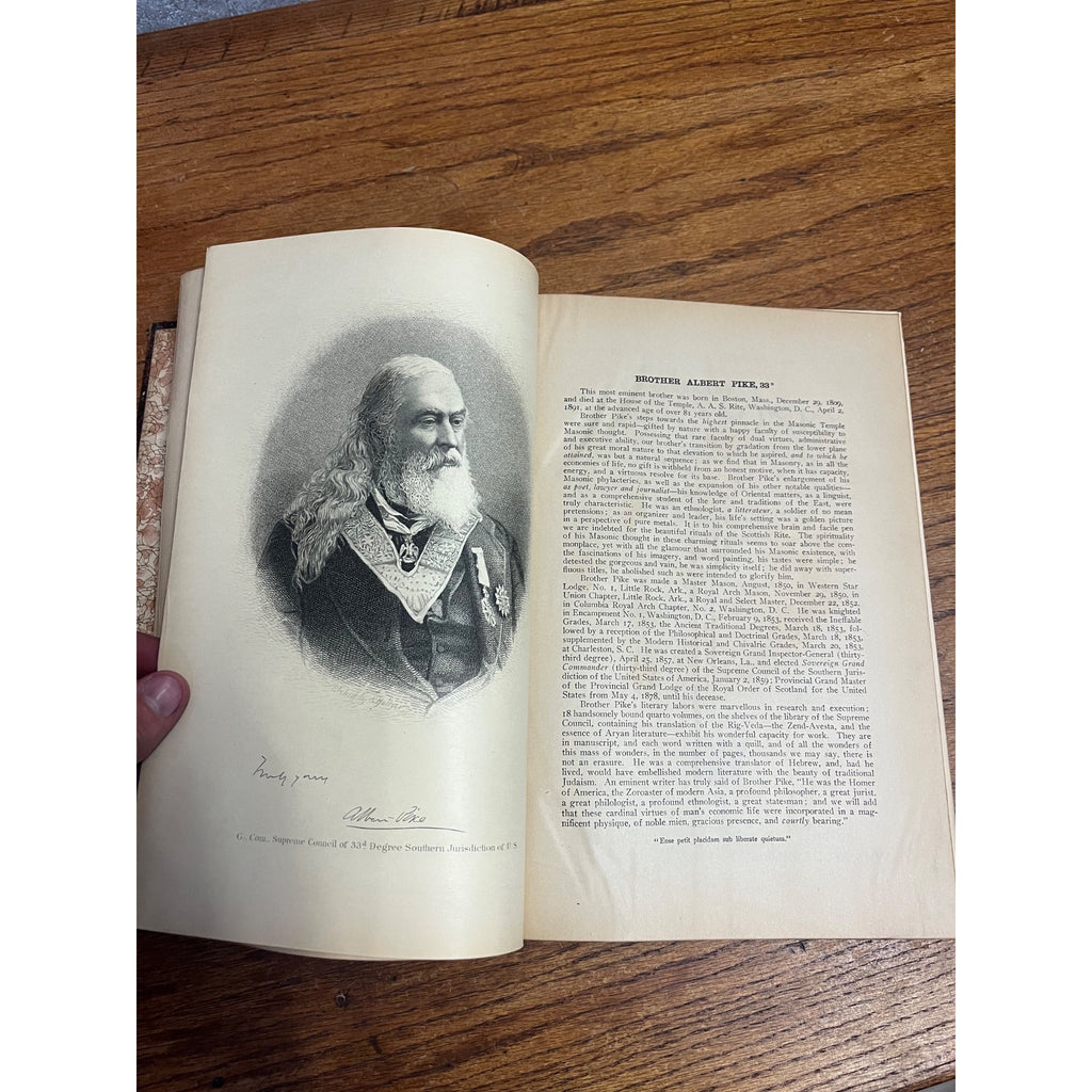 Antique Freemasonry Book "A Library of Freemasonry" 1911 - As-Is - Masonic