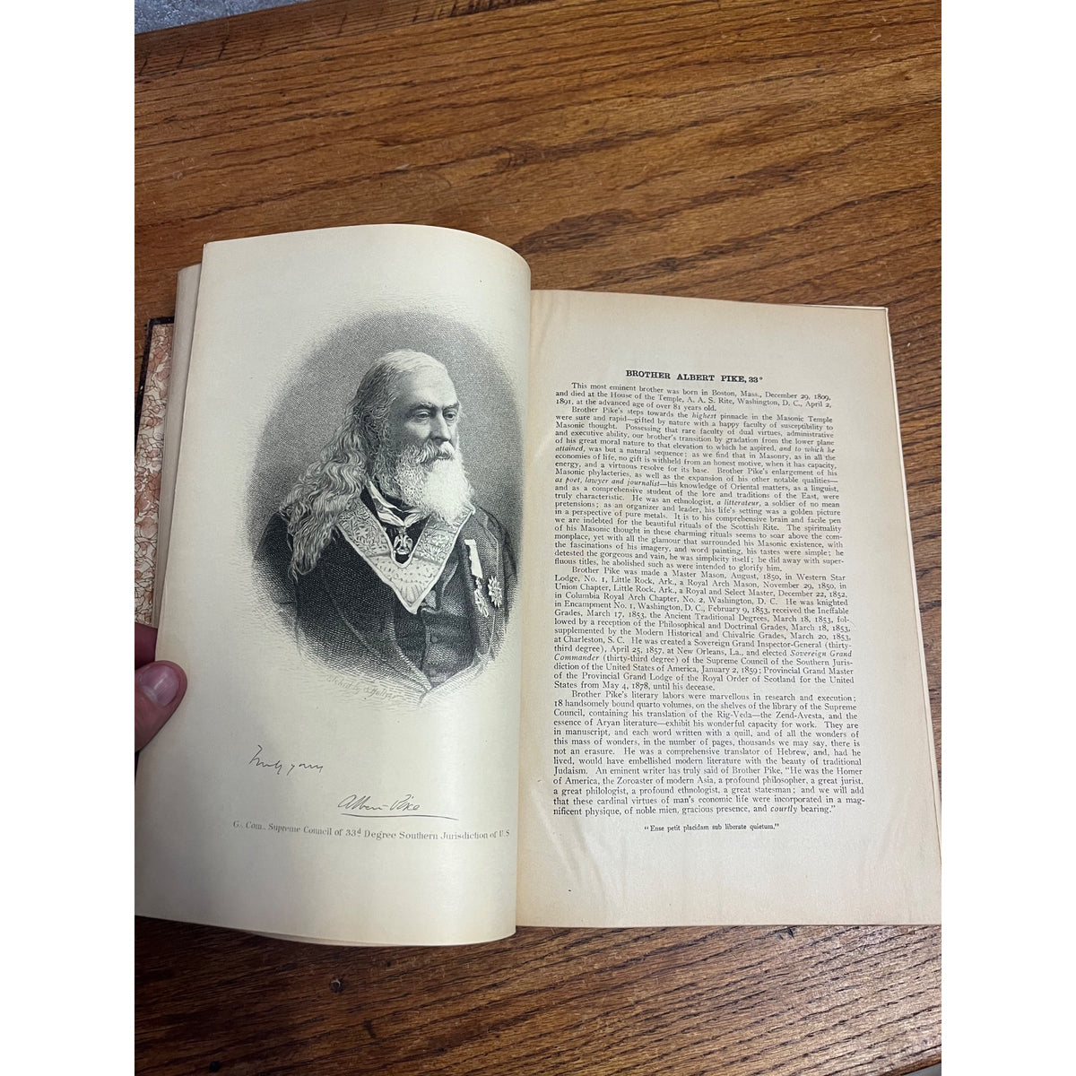 Antique Freemasonry Book "A Library of Freemasonry" 1911 - As-Is - Masonic