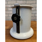 Vintage 1900s Wilsons Meat Slicer Porcelain Cast Iron Advertising Display Deli