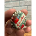 KINGSBURY CHRISTMAS BREW UNUSED CORK BEER BOTTLE CAP ~ SHEBOYGAN WISCONSIN CROWN