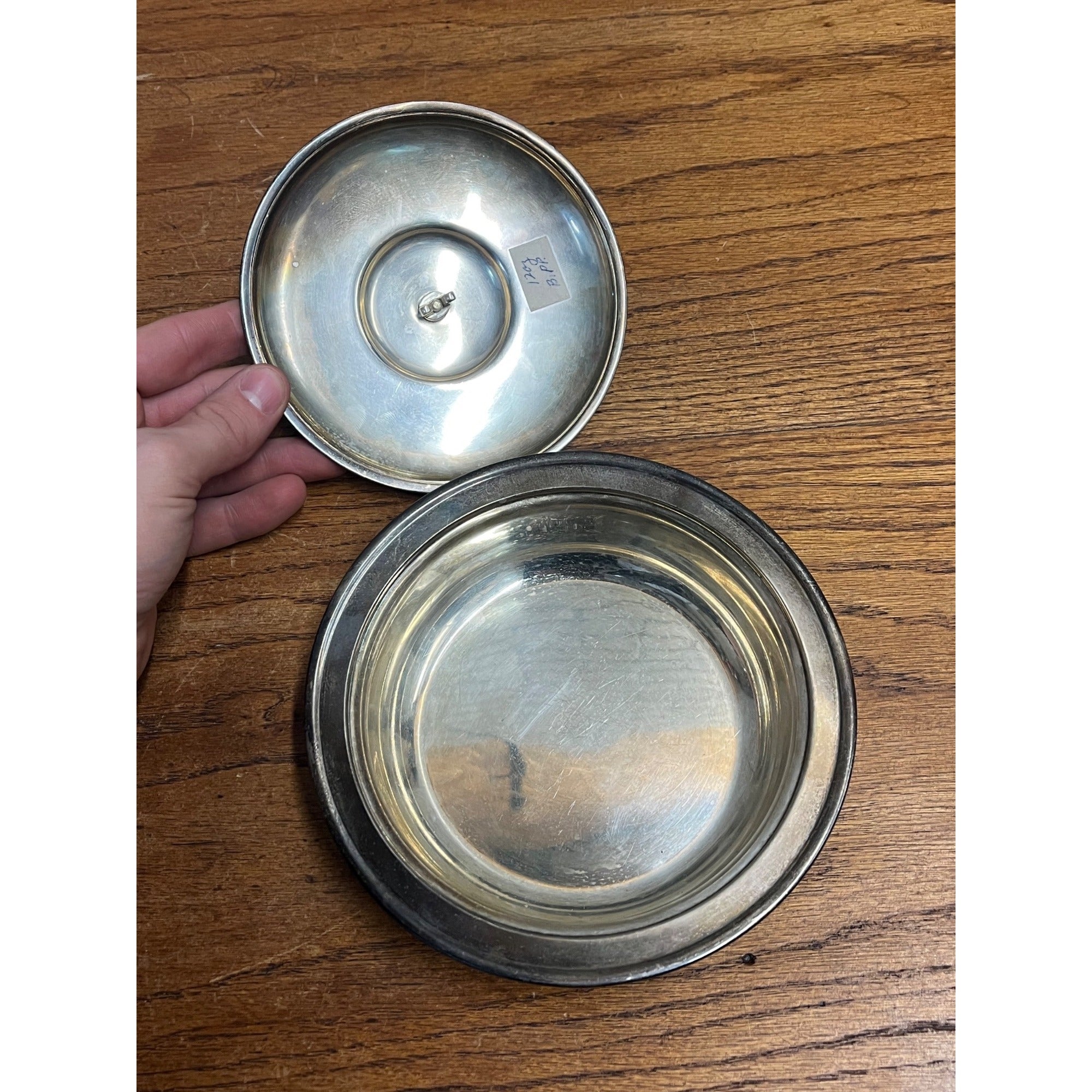 Birmingham 1927 Sterling Silver Lidded Sugar Bowl By Adie Bros - 331g