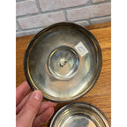 Birmingham 1927 Sterling Silver Lidded Sugar Bowl By Adie Bros - 331g