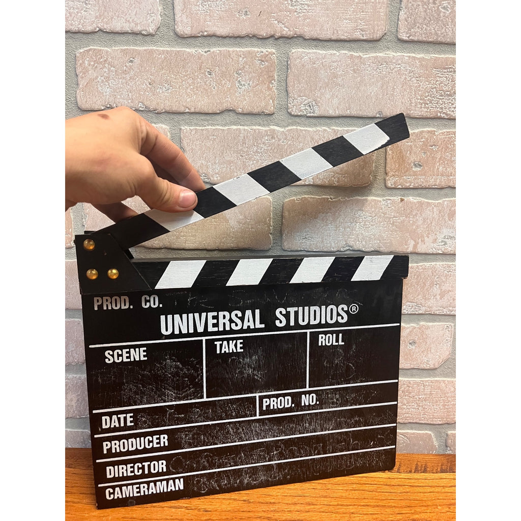 Vintage Universal Studios Clapper Board Directors Clap Slate Board Scene Take