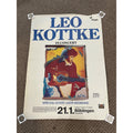 Vintage 1977 Leo Kottke Concert Promo Poster German Europe Tour Boblingen