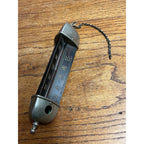 Antique Taylor Bros. 1887 Hanging Chandelier Parlor 3-Sided Radial Therm Temp Gauge