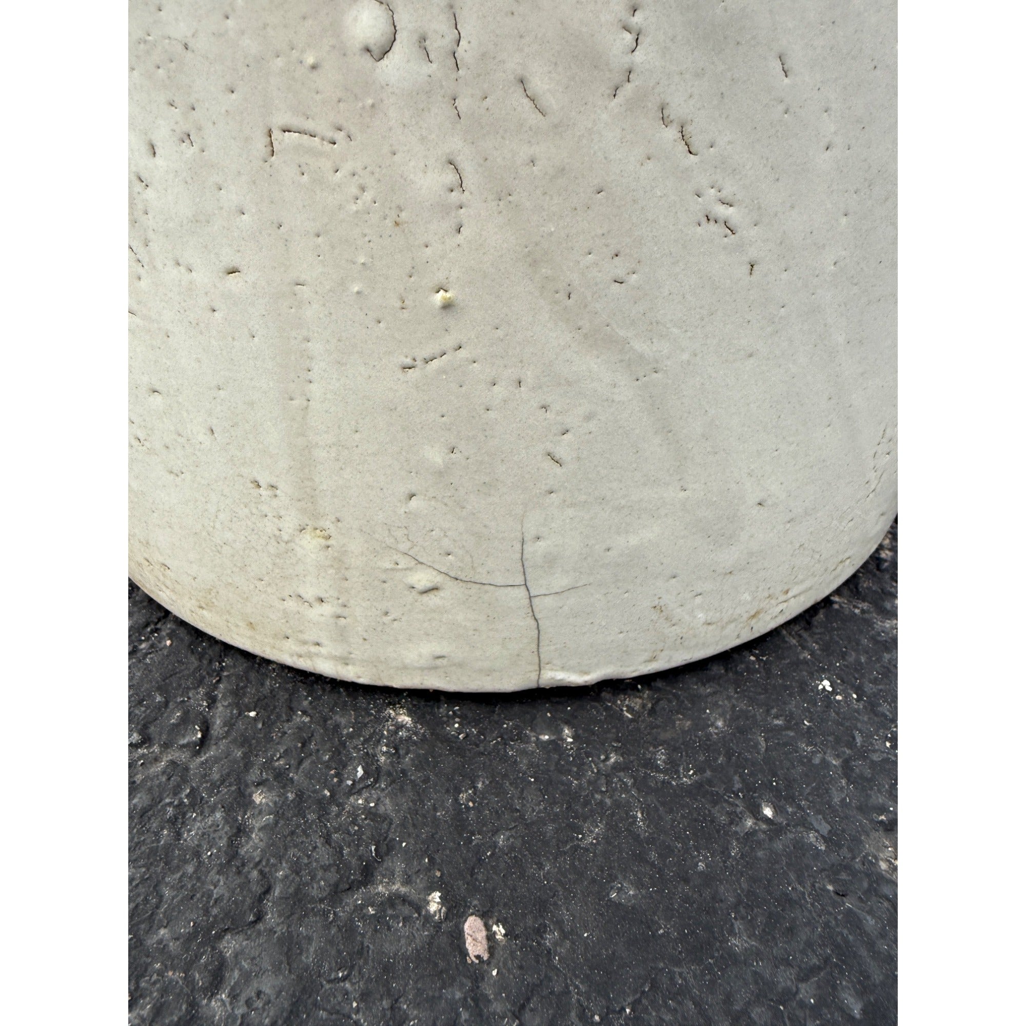 5 Gallon Western White Glazed Stoneware Crock Maple Leaf