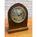 Antique Ingraham Clock 1897 Elton Beehive Steeple Shape 8-Day