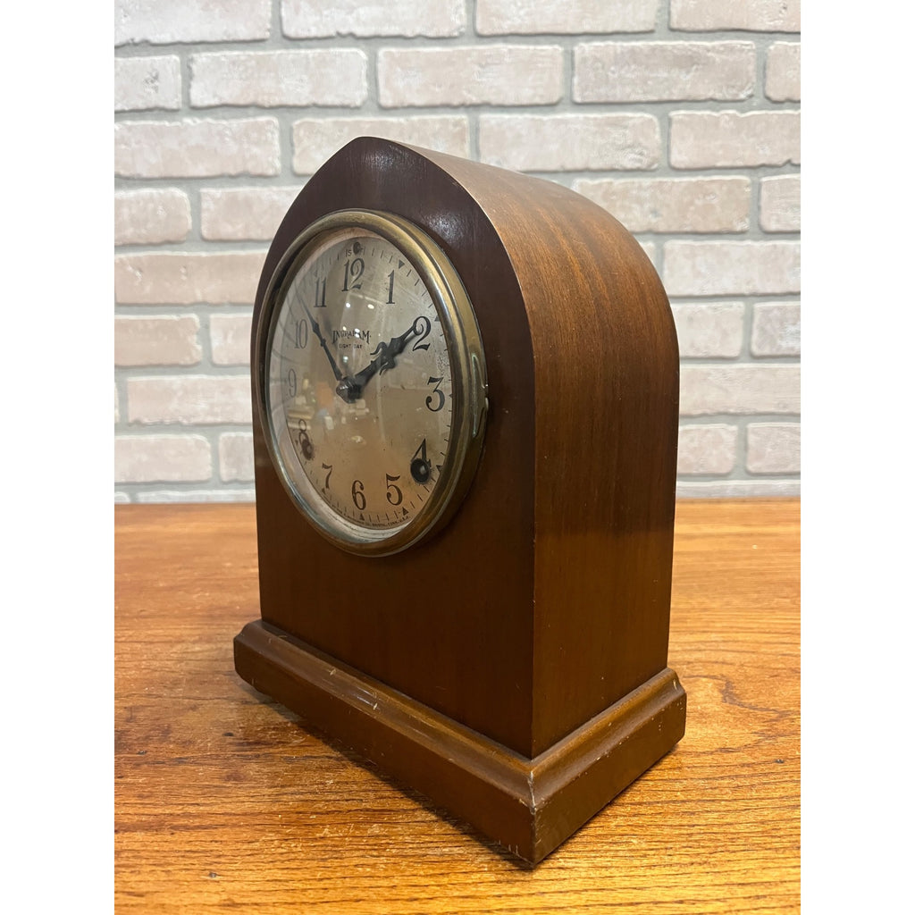 Antique Ingraham Clock 1897 Elton Beehive Steeple Shape 8-Day