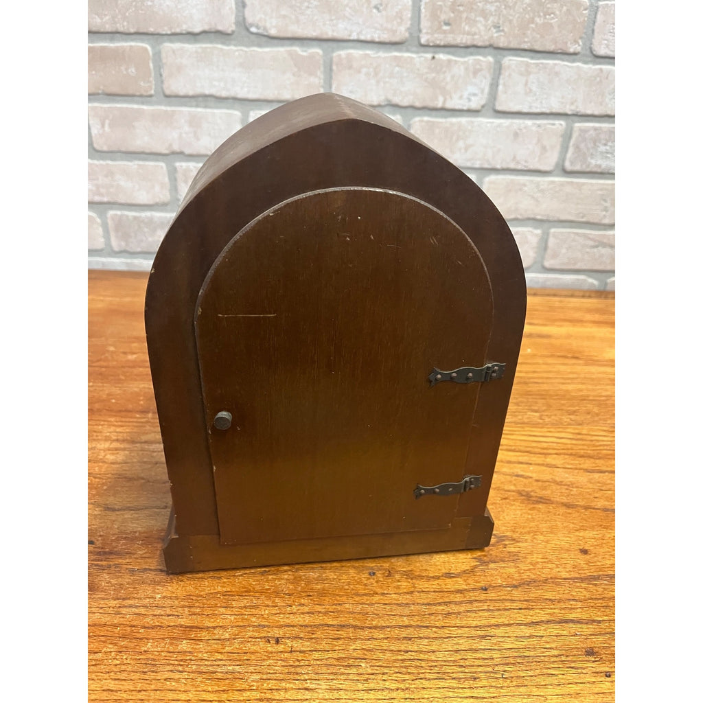 Antique Ingraham Clock 1897 Elton Beehive Steeple Shape 8-Day