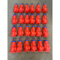 Vintage 1970s-80s Slush Puppy Dog Plastic Cups Lot (24) Retro Souvenir w/ Straws