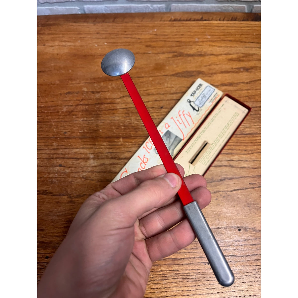Vintage Tap Icer Ice Cracker Tapper Tool / Kitchen Utensil w/ Box