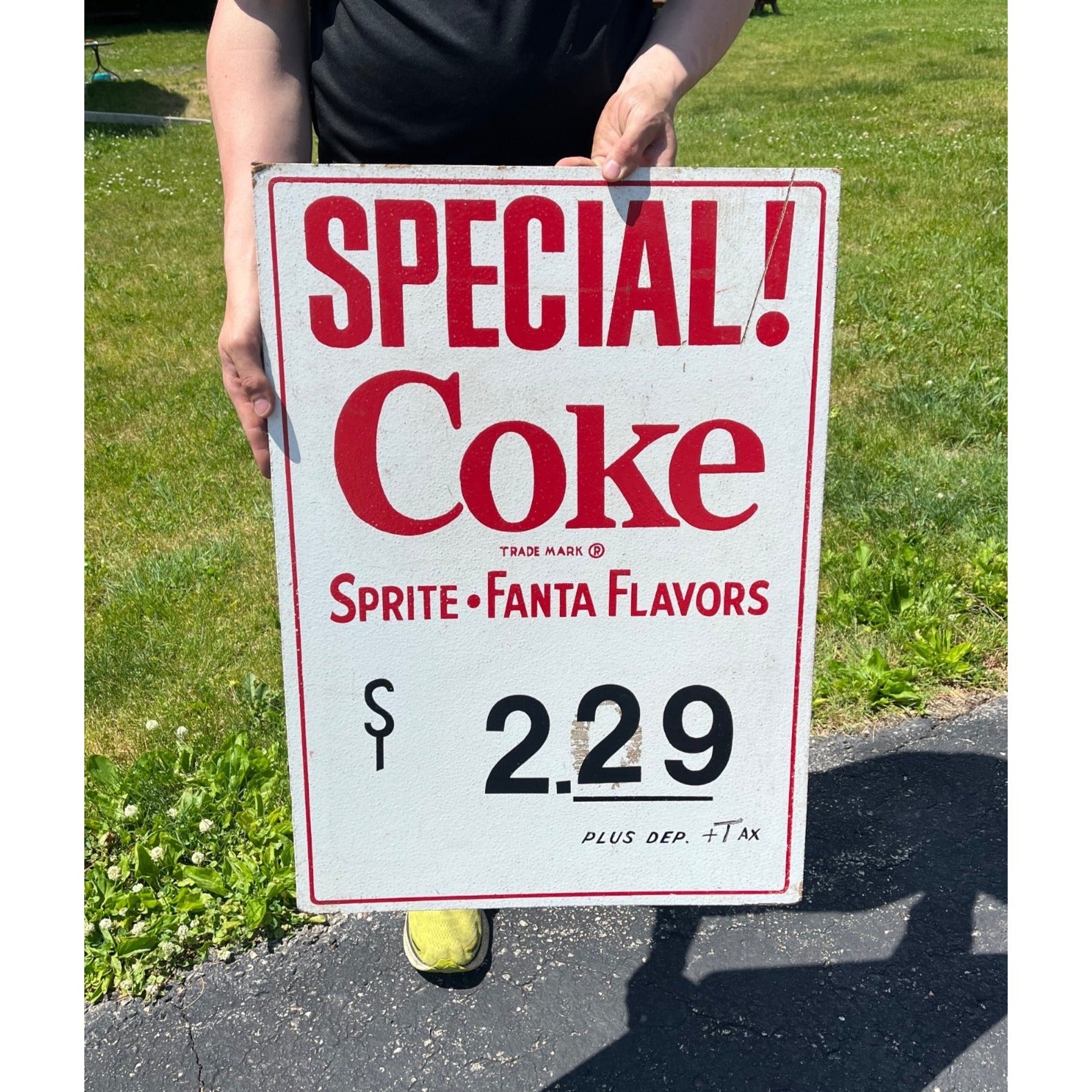 Vintage 1980s Coca-Cola Coke Sprite Fanta Flavors Advertising Store Display Sign