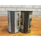 Vintage Braumeister Beer Milwaukee Wis Lot (2) Flat Top Cans - Fair Cond.