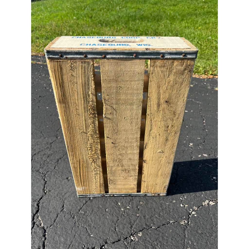 RARE Vintage S'More Wooden Soda Pop Crate Carrier Chaseburg Wis 1965 Smore MINT