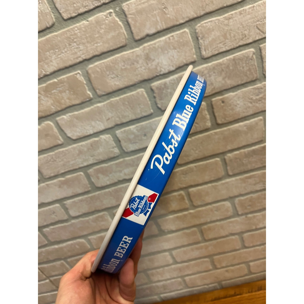 Pabst Blue Ribbon Beer Serving Tray Advertising Blue