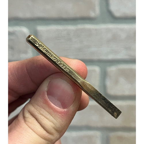 Vintage Snap-On Tools Advertising Cold Chisel Tie Clip Bar Money Clip