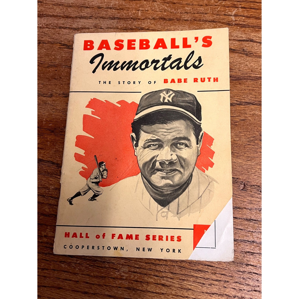 1953 Babe Ruth Baseball Immortals Book Home Plate Press Cooperstown