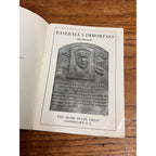 1953 Babe Ruth Baseball Immortals Book Home Plate Press Cooperstown