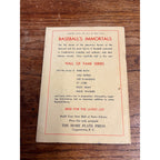 1953 Babe Ruth Baseball Immortals Book Home Plate Press Cooperstown