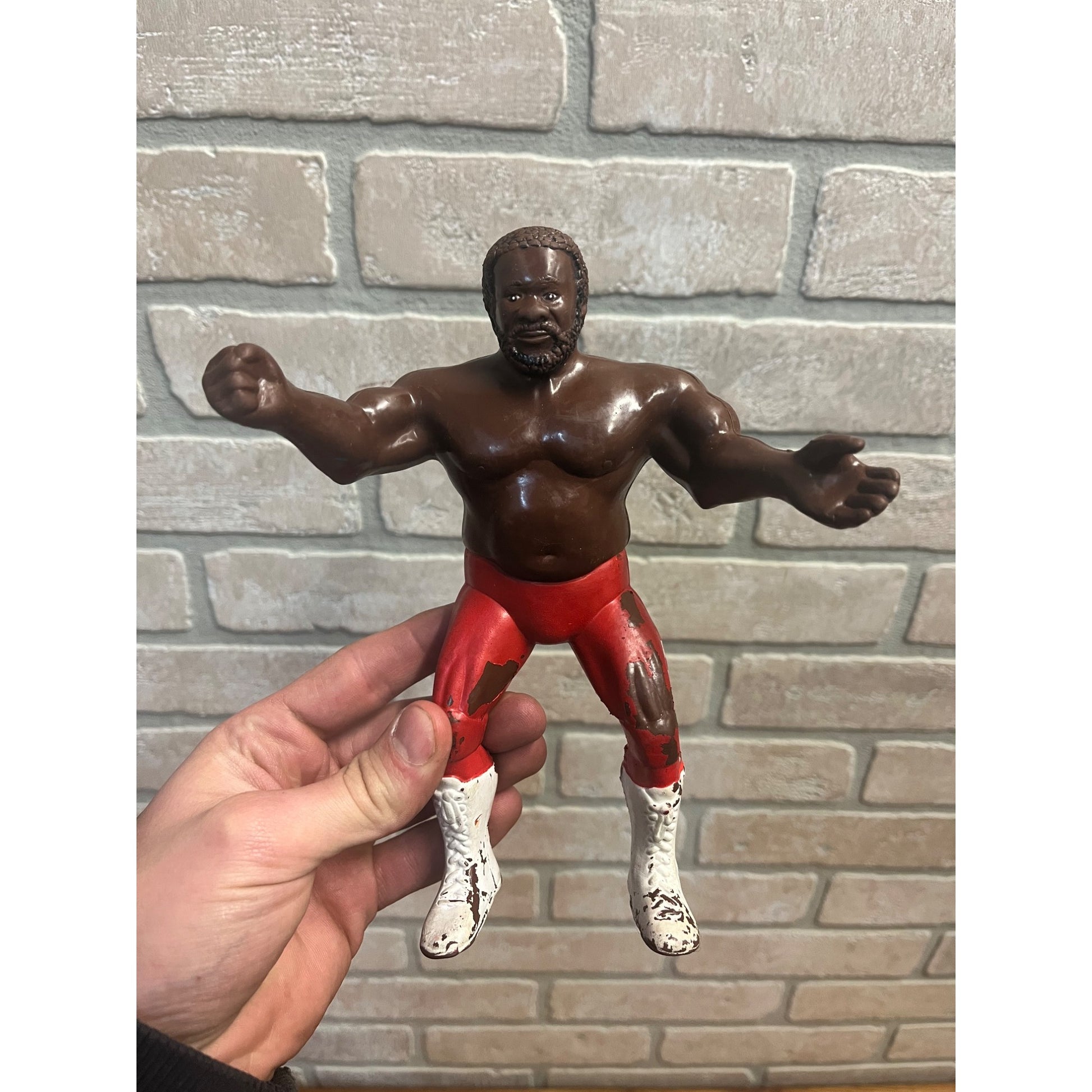 Vintage 1984 LJN Titan Sports Junkyard Dog WWF WWE Wrestling Wrestler Figure 8"